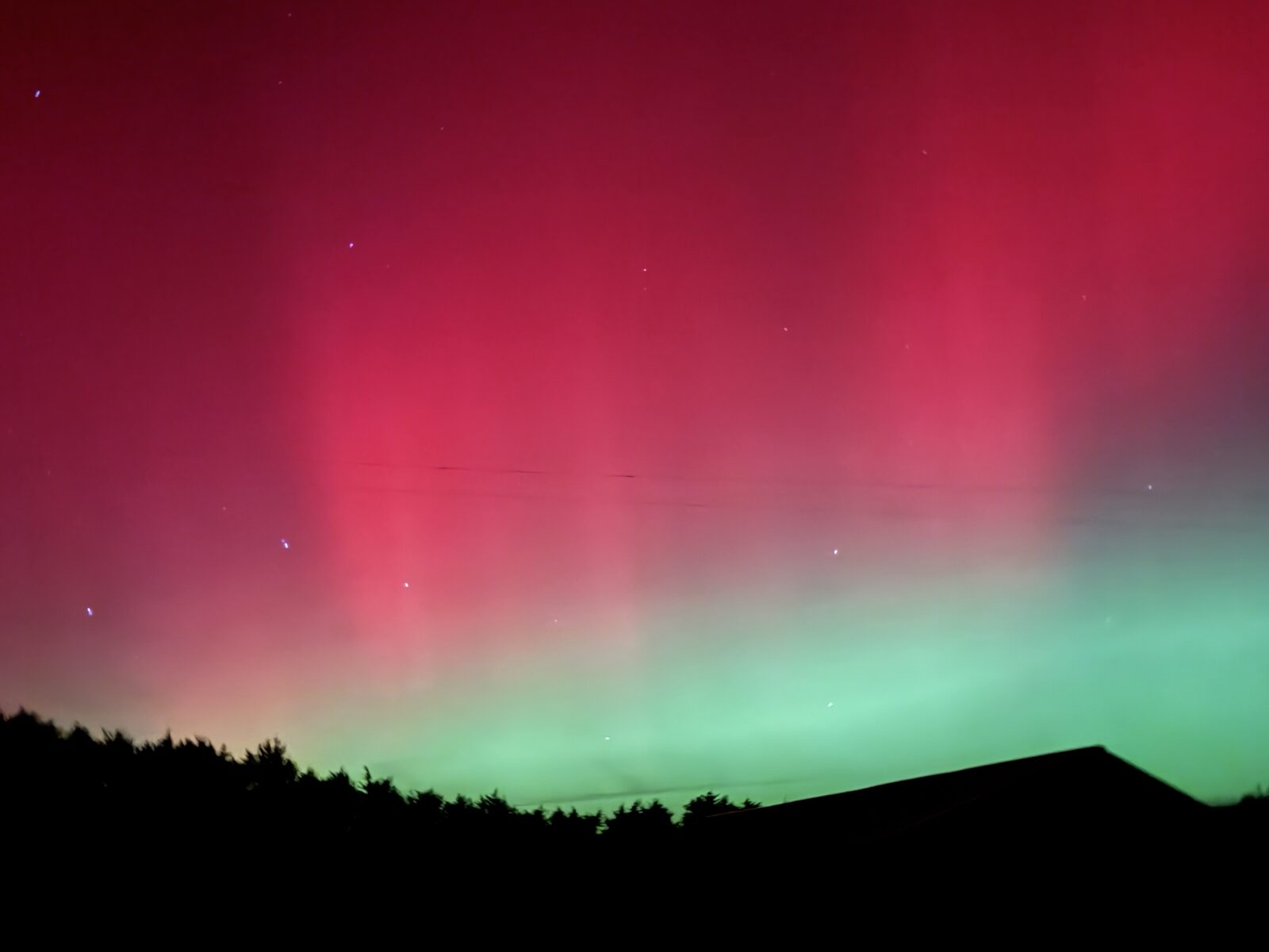 Aurora Borealis (Northern Lights) over The Main Place